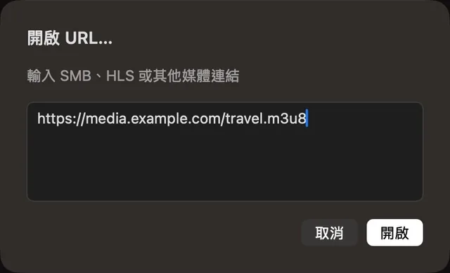 NAS · 媒體 URL · URL